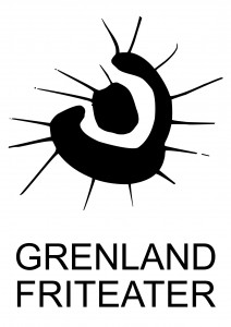 GF logo svart på hvitt, vertikal